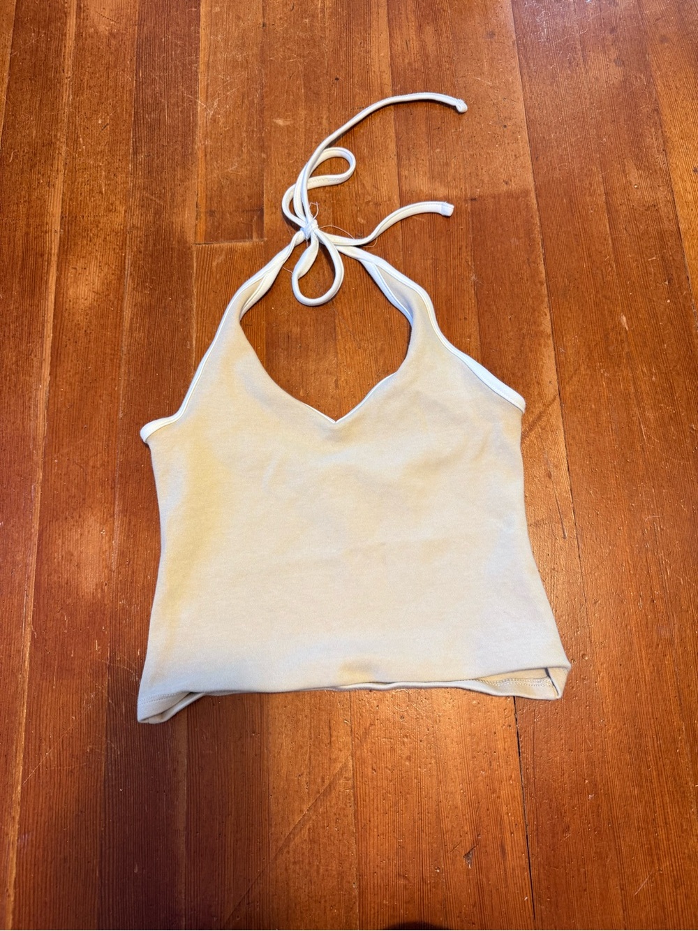 wild fable Light Beige Halter Knit Camisole